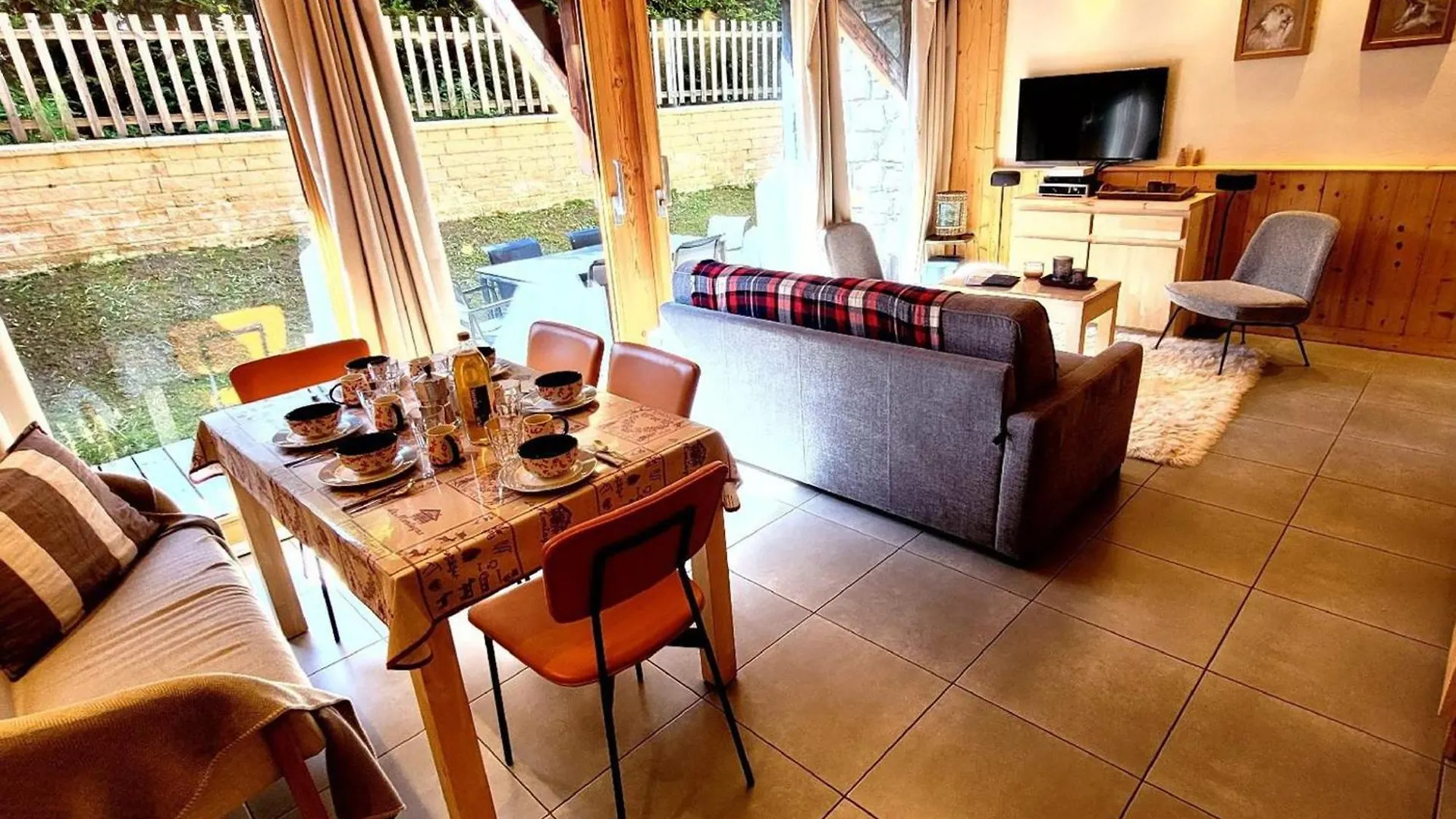 Apartamento Duplex Lumineux Avec Terrasse Et Balcon, Proche Centre Et Pistes, Parking, Wifi - Fr-1-598-71 Les Gets